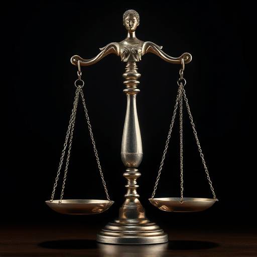 Scales of justice symbolizing legal governance